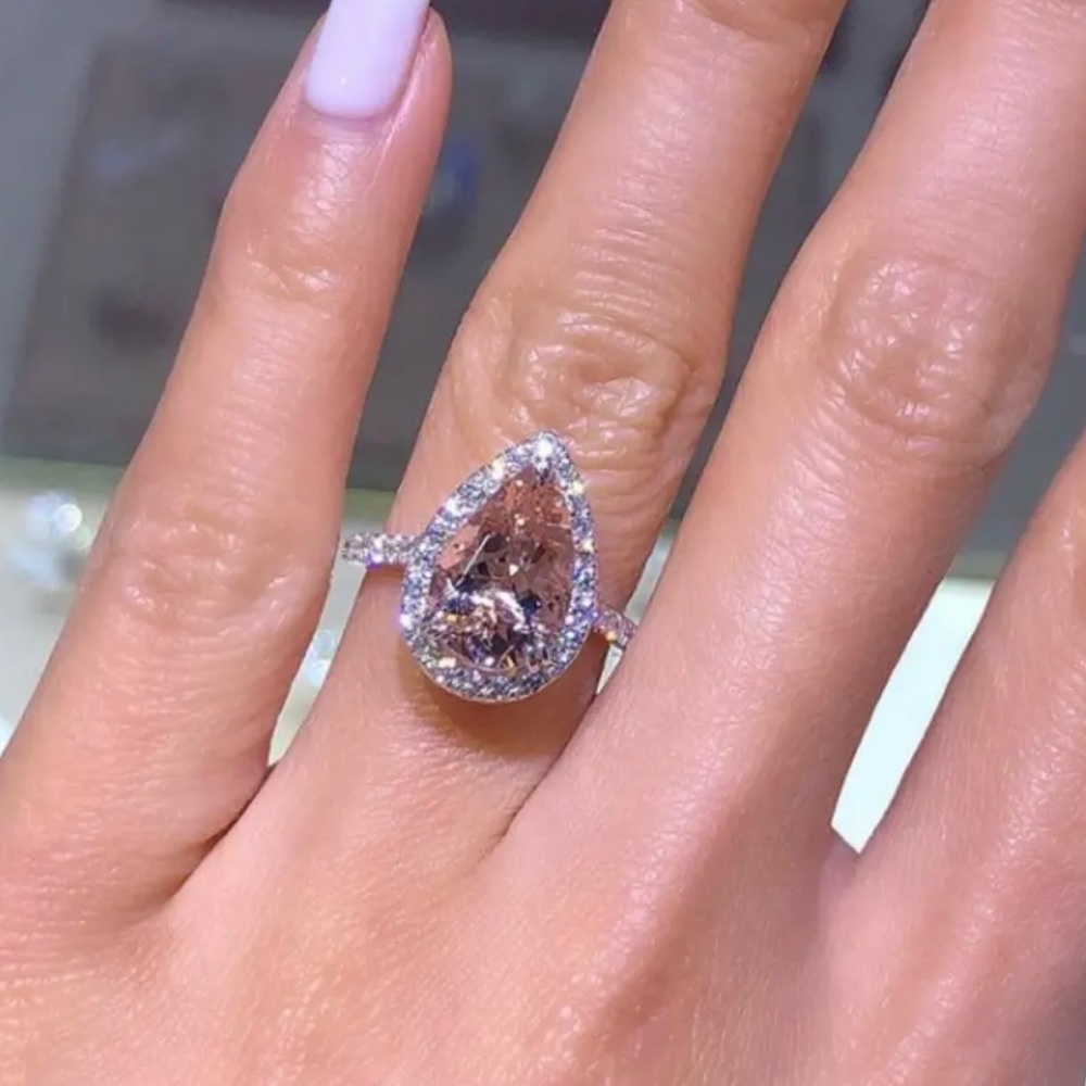 NEW Rose Gold Cubic Zirconia Ring